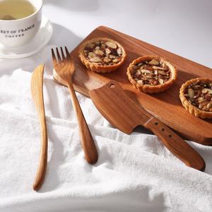 천연 티크 우드 브런치 3종 + 마호가니 도마 세트 (도마 소)