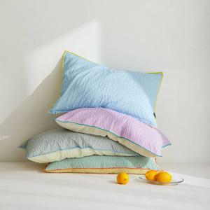 NEW컬러 시원보송 시어서커 선염 여름 파르페 베개커버 5컬러 50x70