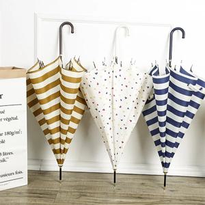 스트라이프 방수 튼튼한 장우산 자동 우산