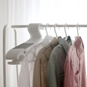 오닉스 3.0 논슬립 옷걸이 바지걸이 20P(화이트-그레이)