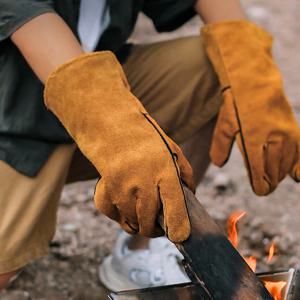 캠핑 가죽 방화장갑