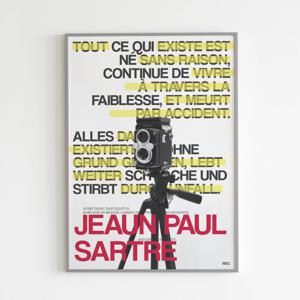인테리어 아트 포스터_NE SANS RAISON (A1 5070 A2 A3 size)