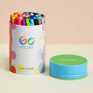 라이브 칼라 60색 수성펜 트윈 타입