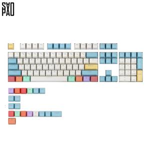 분필 LED투과 키캡 PBT OEM 이중사출 정각 / 측각 (104키 / 123키)