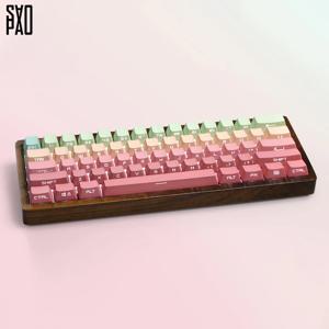 오로라 LED투과 키캡 PBT OEM 이중사출 정각 / 측각 (104키 / 123키)