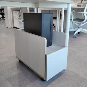 PC 본체받침대 이동식받침대 본체거치대 1단서랍장