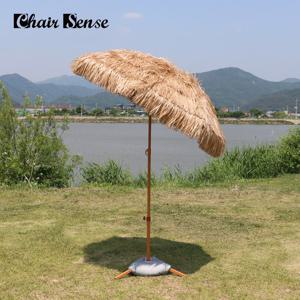 코코넛 파라솔 (상부+베이스+물주머니) 밀짚 비치 각도조절 캠핑 카페 테라스 정원