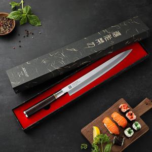 고탄소 스텐 사시미 칼 야나기바 270mm 어쎄신시리즈