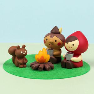 Otogicco 빨간망토 마스코트 세트 모닥불