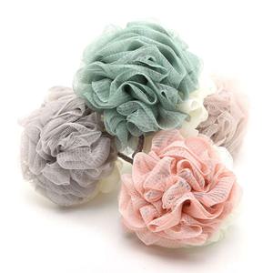 투톤 샤워볼 샤워타올 4color
