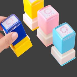 레트로 날짜 시간 랜덤 특이한 스탬프 요일 시계모양 다꾸 DIY 도장