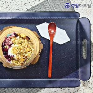 아크릴 쟁반 홈 카페 사각 트레이 소품정리 투명 트레이 국내 자체 제작