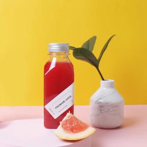 사각주스페트 300ml 1개 주스 페트 병