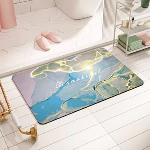 에메랄드마블 감성 욕실 발매트 주방매트 화장실 현관 규조토