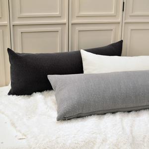 누빔 순면 사각 일자형 바디필로우 죽부인 쿠션 솜포함 9colors