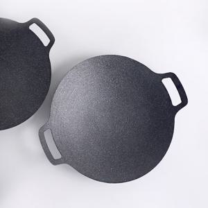 캠핑 멀티 국산 인덕션 그리들, 통주물 고기불판 대형 38cm