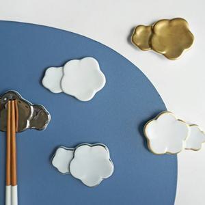 트위그뉴욕 블루밍 꽃수저받침 플라워 수저받침 3colors (화이트/플래티넘/골드)