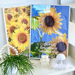 [5% 쿠폰!] 2장세트 - 금전운 해바라기 포스터