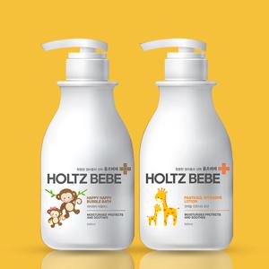베이비 아기 유아 거품 목욕 버블 바스 500ml 올인원 + 베이비 진정 로션 500ml