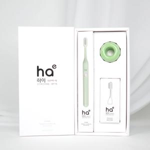 하이 음파 전동칫솔 선물세트 그린x2_휴대용 음파칫솔