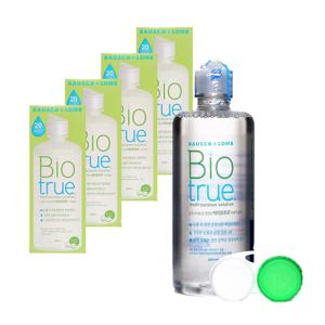 바슈롬 바이오트루 다목적액 300ml x 4 소프트렌즈 보관 세정 단백질제거 히알루론산