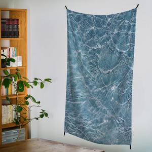 Calm down #1 새틴 패브릭포스터 자연스러운 광택 대형 쉬폰 포스터 가리개커튼