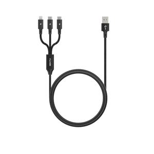 NEXT-MLC1751U2 USB-A to 3in1 고속충전 케이블 1.2M