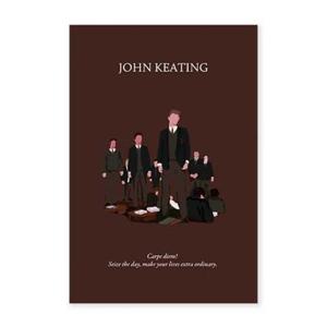 감성 영화 다꾸 스티커 빈티지 다이어리 노트북 - 4.존 키팅