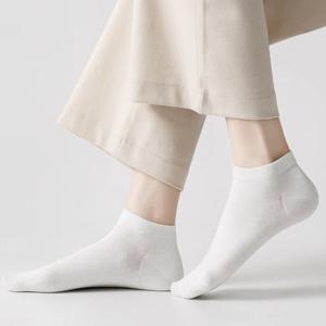 10켤레 남성용/여성용 베이직 무지 기본 스니커즈 양말