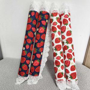 딸기 냉장고 손잡이커버 1쌍 주방데코 가전커버