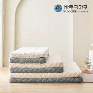 허니비 12cm 순면 토퍼 매트리스 풀세트(방수속커버/ 보관벨트) MS SS Q