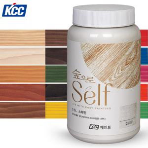 KCC 숲으로 셀프 수성스테인 0.5L 목재 우드 페인트