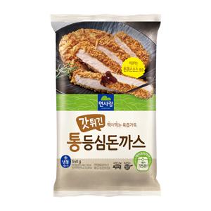 갓튀긴 통등심 돈까스 540g (냉동)