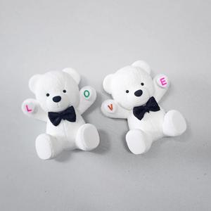1+1 LOVE 곰돌이 베어 차량용 석고 방향제 인테리어 새차선물 답례품 선물
