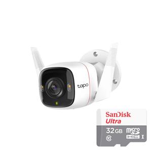 Tapo C320WS+32GB SD카드 실외용 야간 풀칼라 CCTV 홈캠 세트