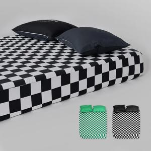 체커보드 매트리스 커버 2size 2colors