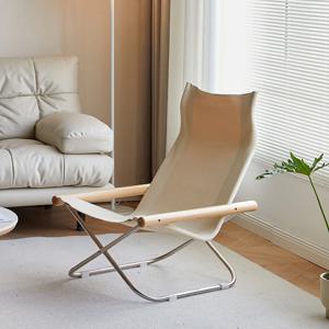 에이블 릴렉스 폴딩 로우 체어 야외 접이식 의자 실내 캠핑 감성 2color