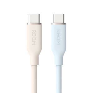 100W C to C 고속충전 10Gbps데이터전송 노트북충전 실리콘케이블