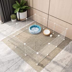 조립식 강아지 고양이 울타리 철망 펜스 가림막 촘촘한 빗살철망 12P세트