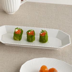 론다 도자기 직사각 접시 1p