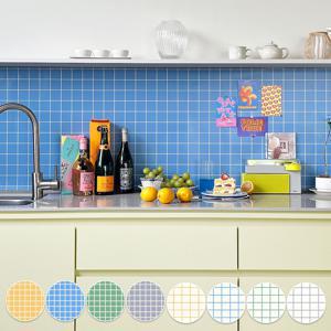 국내최초 컬러 발포 주방 타일 퍼프시트지 8color
