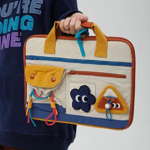 [해외] 포켓 손잡이 노트북 가방 맥북 파우치 2colors