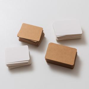 두꺼운 무지 매장 가격표 네임텍 메시지 POP 종이 카드 크라프트지 350g