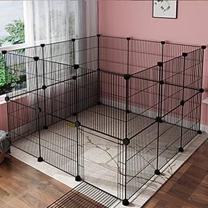 조립식 강아지 고양이 울타리 철망 펜스 가림막 촘촘한 빗살철망 24P세트