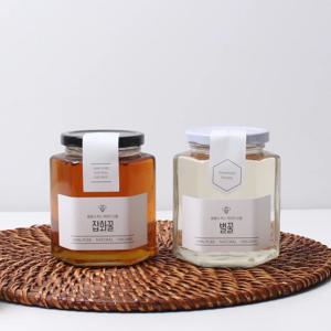 육각병500 500g 470ml 꿀병 유리 1개