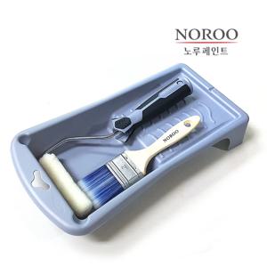 페인트메이트 페인팅 세트 100mm 페인트붓 롤러 트레이