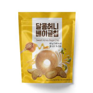 베이글칩 2종(달콤허니/ 단짠갈릭) 60g*1개