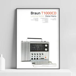 2+1 미드센츄리 모던 바우하우스 디터람스 대형 인테리어 포스터 액자 그림 T1000CD