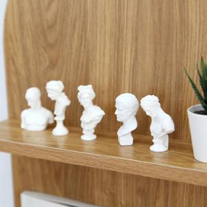 미니 석고 흉상 조각상 5designs