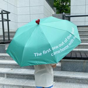 하트 자외선 차단 암막 3단 우양산